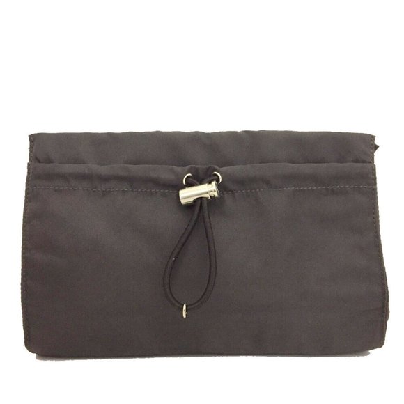 PRADA Logo Plate Nylon Cosmetic Pouch Bag /1D2302 - Picture 4 of 8